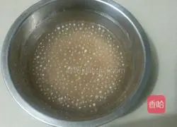 Illustration of how to make red bean and sago 10