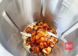 Illustration of how to make cucumber and diced chicken 5