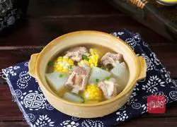 Winter Melon and Corn Pork Ribs Soup Illustration 10