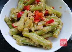 Illustration of how to make crab roe and beans 6