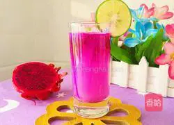 Refreshing dragon fruit milkshake recipe 8