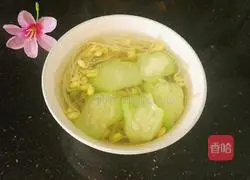 Bean sprouts and luffa soup recipe 10