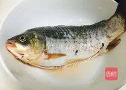 Illustration of how to make fish soup 1