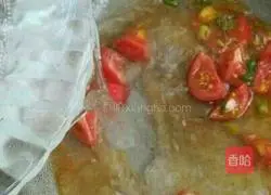 Illustration of how to make tomato and egg soup 7 