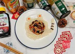 Illustration of how to make tiger noodles 10