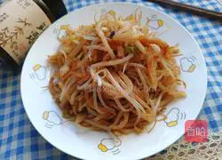 Illustration of how to make fried pancakes with soy sauce 1