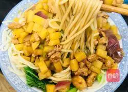 Illustration of how to make fried noodles 7