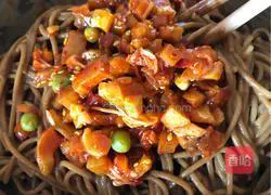 Illustration of making hot dry noodles 11