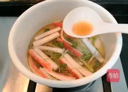 Crab Illustration of how to make willow sprout soup 14