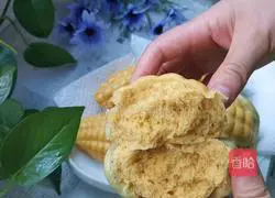 Illustration of how to make colorful vegetable corn buns 14