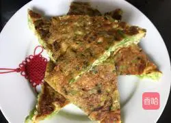 Bitter melon and egg pancake recipe 12
