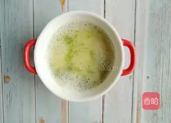 Illustration of how to make broccoli and egg custard 9