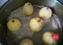 Illustration of how to make pumpkin steamed buns 7