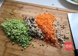 Illustration of how to make cowpea cake 3