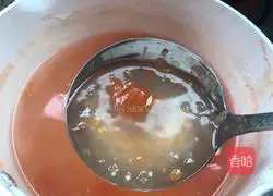 Tomato Sago Dew Illustration of how to do it 12