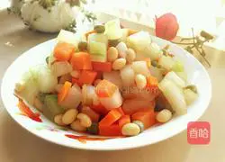 Winter melon and double beans recipe 10