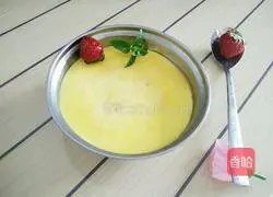 Illustration of how to make steamed egg custard 8