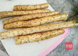 Illustration of how to make butterfly pea flower yam juice 1