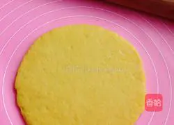 Illustration of how to make three-color hair cake 10