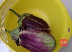 Hand-shredded cold eggplants Illustration of how to do it 1
