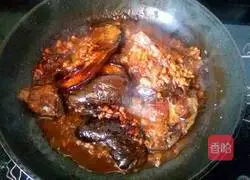 Illustration of how to cook eggplant with sauce 7