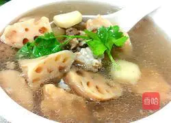 Lotus root and pork ribs soup recipe 7