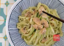 Illustration of how to make clam vegetable noodles 5