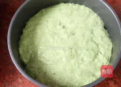 Illustration of how to make two-color hair cake 8