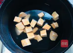 Illustration of how to make sweet potato, chicken and mustard soup 5