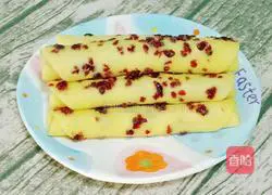 Cranberry Egg Pancake Recipe Illustration 13