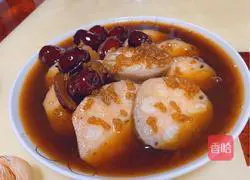 Sweet, soft and glutinous rice lotus root is simple and easy to learn.Illustration 4 of how to make red dates and glutinous rice to replenish blood and nourish skin without making mistakes for novices.