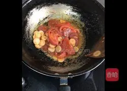 Illustration of how to make tomato and egg noodles 5