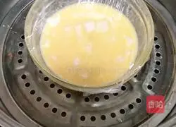 Illustration of how to make tofu and meat custard 5