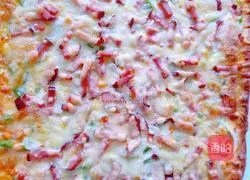 Ham pizza (oven version) recipe 8