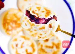 Honey Milk Purple Sweet Potato Cake Recipe Illustration 5