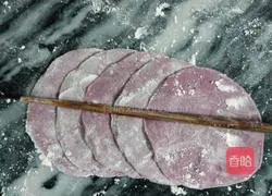 Illustration of how to make purple sweet potato and rose steamed buns 14