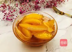 Illustration of how to make canned yellow peaches 8