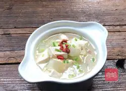 Winter Melon Tofu Soup Recipe Illustration 11