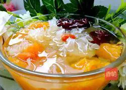 Papaya, Tremella and Lily Soup Recipe Illustration 10