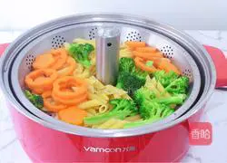 Illustration of how to make steak-covered pasta 7