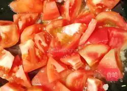 Illustration of how to make tomato and egg noodles 6