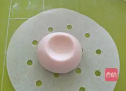 Illustration of how to make succulent-shaped steamed buns 16