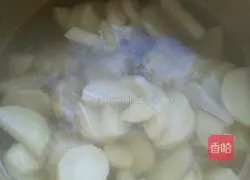 Illustration of making miso soup 6