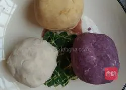 Illustration of how to make taro balls and sago dew 6