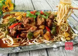 Xinjiang Large Pan Chicken Recipe Illustration 17