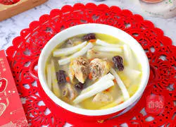 Illustration of how to make coconut chicken soup 10