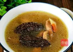Illustration of how to make morel duck soup 8