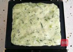 Illustration of how to make cucumber egg pancakes 8