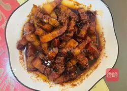 Illustration of how to make braised pork 5