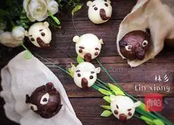 Illustration of how to make Little Elephant Steamed Buns 9